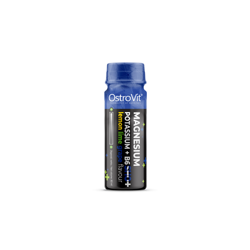 OstroVit Magnesium Potassium + B6 Shot 80 ml Beneficii Magnesium Potassium+B6 Shot- ajuta la reducerea oboselii, ajuta la mentin