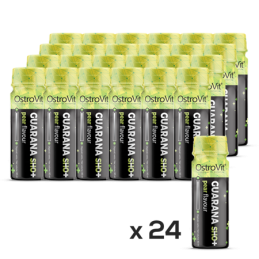 OstroVit Guarana Shot 24x80 ml Beneficii Guarana Shot- adauga vitalitate, ajuta la reducerea senzatiei de oboseala fizica si psi