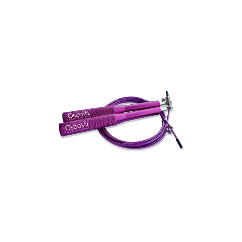 OstroVit Metal Skipping Rope (Coarda de sarit metalica) - 3m, VIOLET Avantaje


Modeleaza perfect silueta - in special partile i