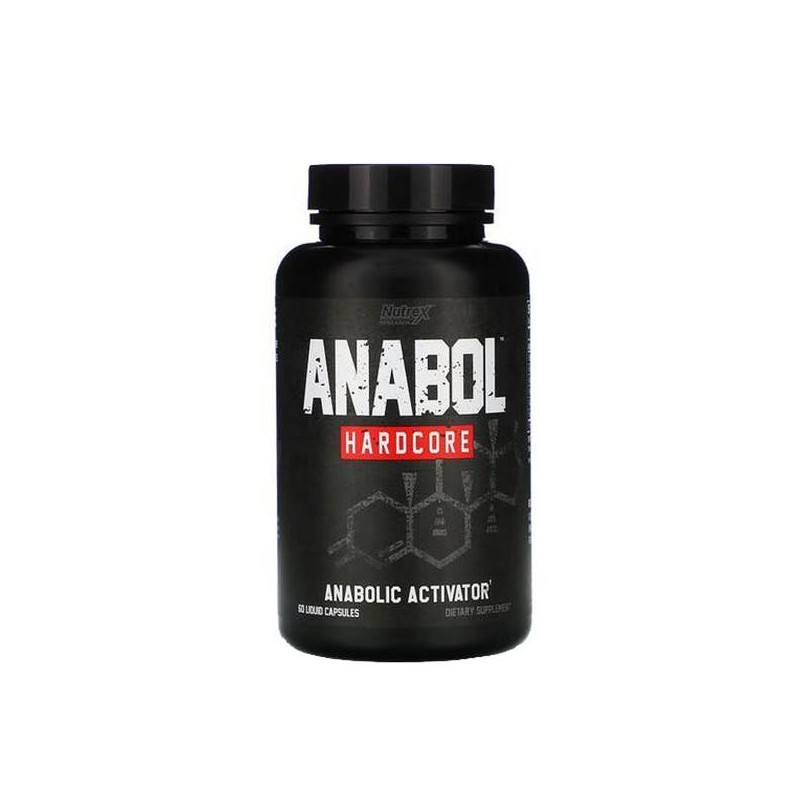 Anabol Hardcore, 60 Capsule, Activator anabolic, ajuta la declansarea sintezei proteinelor musculare, cresterea musculara Benefi