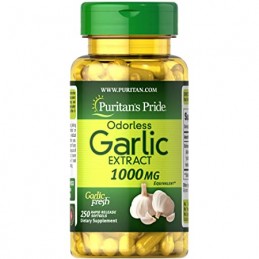 PURITAN'S PRIDE Odorless Garlic (usturoi inodor) 1000mg - 100 Capsule Beneficiile usturoiului inodor: poate ajuta la scaderea te