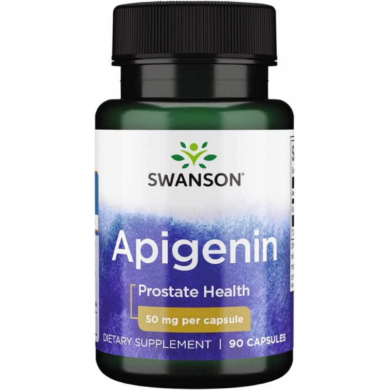 Swanson Apigenin 50 mg 90 Capsule – Suport Prostata si Antioxidant Beneficii Apigenin: sprijina sanatatea prostatei, promoveaza 