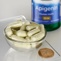 Apigenin 50 mg, 90 Capsule, Swanson (pentru prostata) Beneficii Apigenin: sprijina sanatatea prostatei, promoveaza metabolismul 
