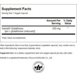 Swanson Glutathione 200 mg Super Strength – 60 Capsule – Antioxidant Puternic si Detox Ficat Beneficiile glutationului: reduce s