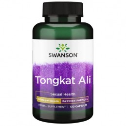 Tongkat Ali 400 mg 120 Capsule, Libidou scazut, potenta, Swanson Beneficiile extractului de Tongkat Ali- creste natural nivelul 