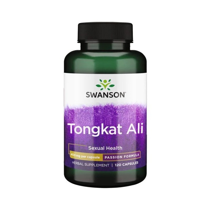 Swanson Tongkat Ali 400 mg, 120 Capsule Beneficiile extractului de Tongkat Ali: creste natural nivelul de testosteron, creste pl