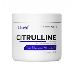 OstroVit Citrulline 210 grame (Oxid Niric, pompare, vasodilatator, Ctrulina) Beneficiile Citrulinei: poate imbunatati performant