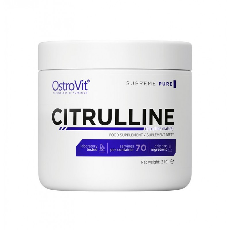Supliment alimentar Citrulline 210 grame, Ostrovit Beneficiile Citrulinei- poate imbunatati performanta atletica, imbunatateste 