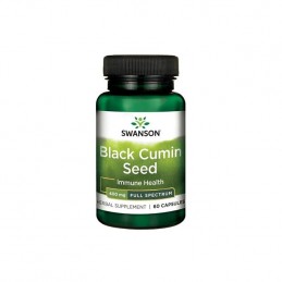 Swanson Black Cumin Seed 400 mg 60 Capsule – Chimen Negru pentru Imunitate Chimen negru (Black Cumin Seed) Beneficii: stimuleaza
