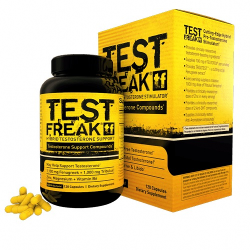 PHARMA FREAK Test Freak - 120 Capsule Beneficii Test Freak- un stimulent natural unic, stimuleaza producerea testosteronului, cr