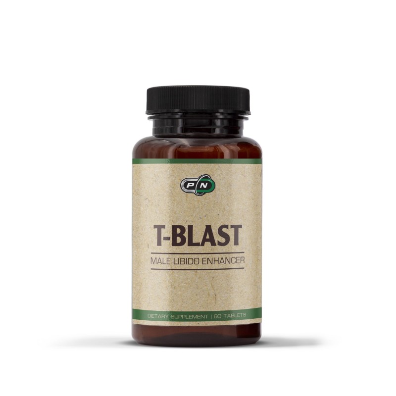 Pure Nutrition T-Blast (Tongkat Ali pentru libidou) - 60 Tablete Beneficii T Blast: ajuta la cresterea tes-tosteronului, raspuns