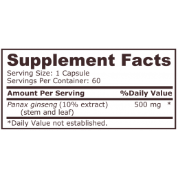 Pure Nutrition USA Panax Ginseng 60 capsule – Energie si Vitalitate Beneficiile pentru sanatate ale PANAX GINSENG: imbunatateste