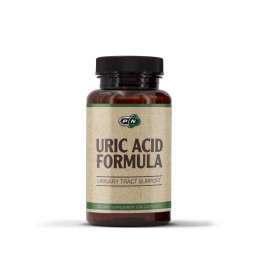 Sprijină metabolismul sănătos, promovează activitatea enzimelor hepatice, Pure Nutrition Uric Acid Formula - 60 Capsule Benefici