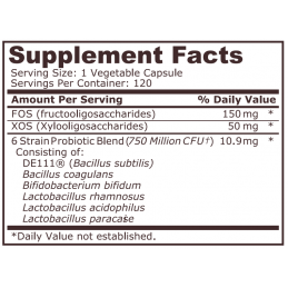 Pure Nutrition Probiotic Blend - 120 Capsule Beneficii Probiotic Blend- sporeste productia de vitamina b1 si vitamina k2, ajuta 