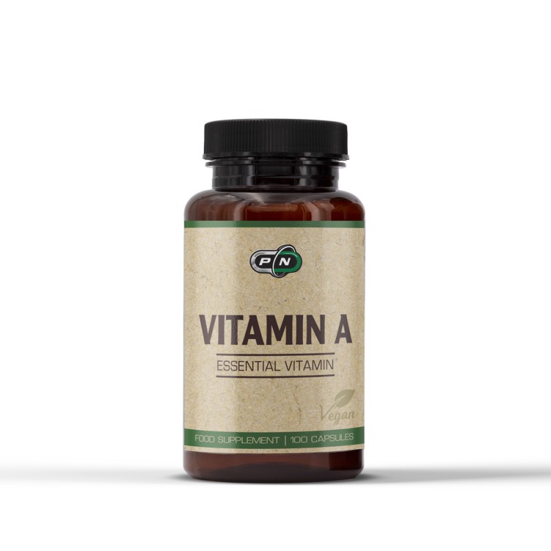 Pure Nutrition Vitamin A 5000 IU (1500 mcg) - 100 Capsule Beneficii Vitamina A- incurajeaza pielea vibranta sanatoasa, sprijina 