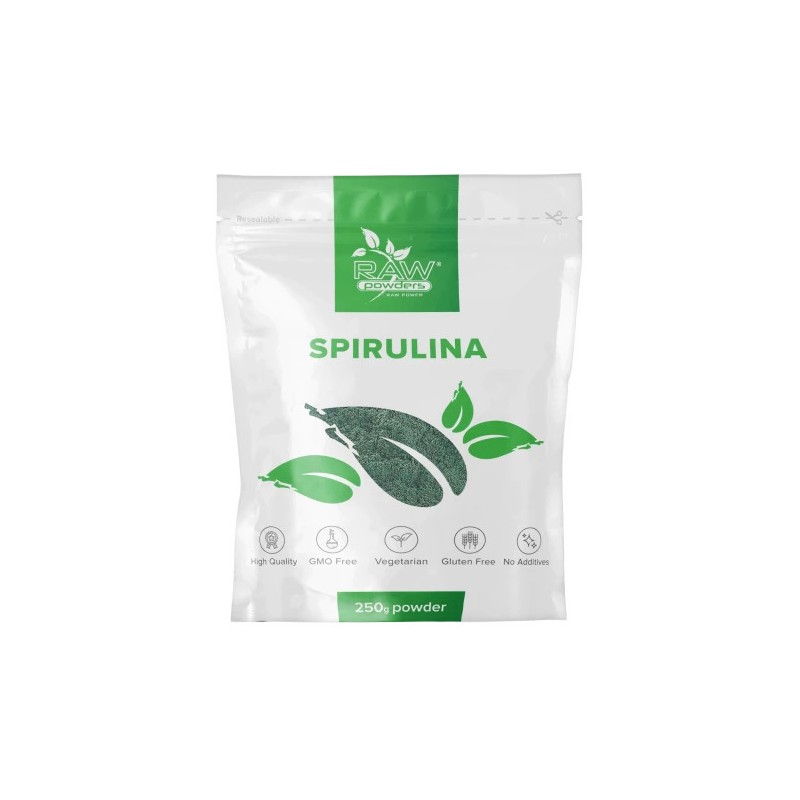 Raw Powders Spirulina - 250 grame Beneficiile pentru sanatate ale spirulinei: detoxifica metalele grele (in special arsenul), el