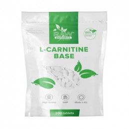 Raw Powders L –carnitine base (carnitina) - 200 Tablete Beneficii Carnitina- ar putea imbunatati memoria si functia mentala, ar 