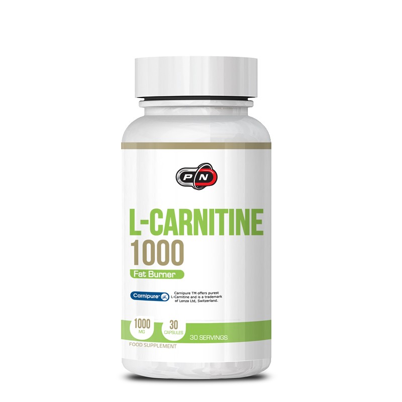 Pure Nutrition USA L-Carnitină 1000 mg 30 capsule – Energie Beneficii L-Carnitina: arde grasimea, ajuta la cresterea masei muscu