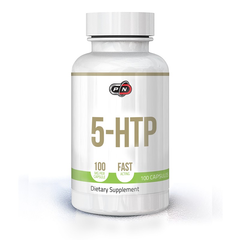 Sprijina un somn linistit, in caz de depresie, benefic in anxietate, Pure Nutrition USA 5-HTP (Hidroxitriptofan), 100 mg,100 cap