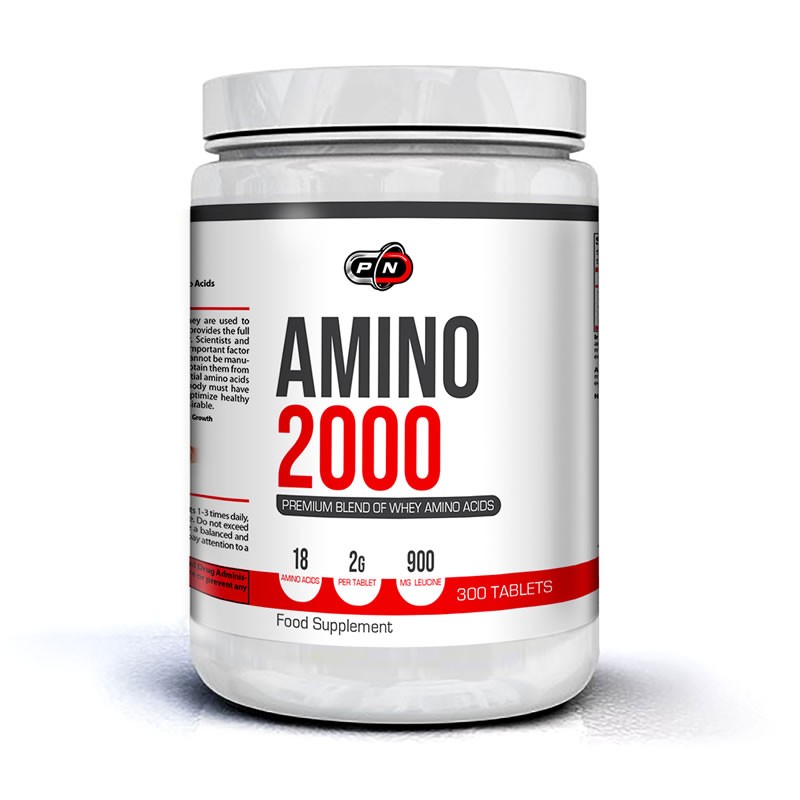 Amino 2000, 300 tablete (Aminoacizi masa musculara) Beneficii Amino 2000: aminoacizii reprezinta temelia muschilor, reduc degrad