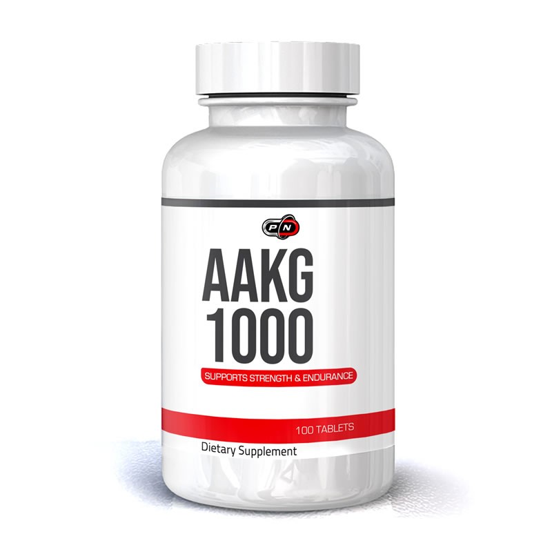 Arginina Alfa Ketoglutarat, Pure Nutrition USA AAKG 1000 mg, 100 tablete Beneficii AAKG 1000 de la Pure Nutrition: pompare mai m