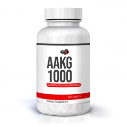 AAKG, Arginina Alfa Ketoglutarat, 1000 mg, 200 Capsule, Pure Nutrition USA Beneficii AAKG 1000 de la Pure Nutrition: pompare mai