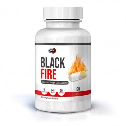 Pure Nutrition USA Black Fire 60 capsule - Arzator Grasimi si Definire musculatura Beneficii Black Fire: definirea masei muscula