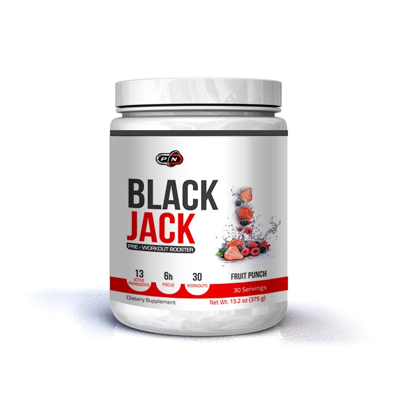 Pure Nutrition USA Black Jack 300 grame, Oxid Nitric Puternic Beneficii Black Jack: efect puternic in doar 15 minute de la admin