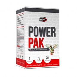 Power Pak, 20 pliculete, Vitamine+Minerale+Omega 3+Aminoacizi, Pure Nutrition USA Beneficii Power Pak: ofera energie si rezisten