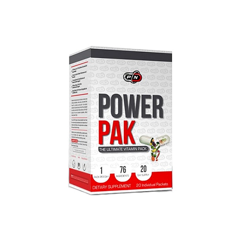 Pure Nutrition USA Power Pak 20 pliculete (Vitamine+Minerale+Omega 3+Aminoacizi)