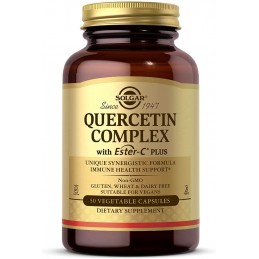 Quercetina Complex & Ester C Plus, 50 Capsule, Intareste sistemul imunitar, bioflavinoid important, antioxidant Beneficii Querce