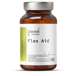 Ajuta la intarirea articulatiilor, tendoanelor, cartilajelor si ligamentelor, Flex Aid 60 Capsule Beneficii OstroVit Pharma Flex