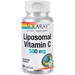 Ajuta functionarea normala a sistemului imunitar, impotriva stresului oxidativ, LIPOSOMAL VITAMIN C 500mg, 30 Capsule Beneficii 