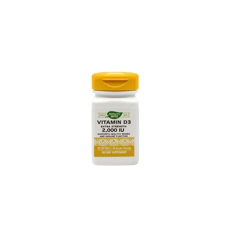 Secom VITAMIN D3 2.000IU (pentru adulti) - 30 Capsule Proprietati Vitamina D3:
Formula ce contine Vitamina D3 din sursa naturala
