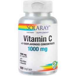 Secom Vitamina C 1000mg - 100 Capsule Efecte si beneficii ale Vitaminei C: sustine functionarea normala a sistemului imunitar, a