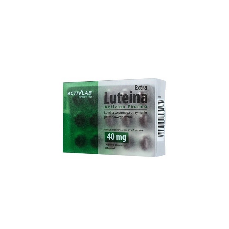 Luteina Extra 40mg + Zeaxantina 30 Capsule, Activlab Luteina Extra beneficii: este un supliment alimentar care: suprima inflamat