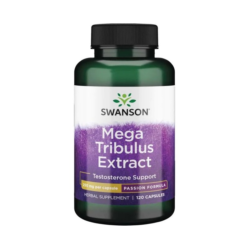 Swanson Mega Tribulus 250 mg – 120 Capsule – LIbidou, Potenta si Energie Masculina Beneficii TRIBULUS: creste in mod natural niv