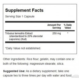 Swanson Mega Tribulus 250 mg – 120 Capsule – LIbidou, Potenta si Energie Masculina Beneficii TRIBULUS: creste in mod natural niv