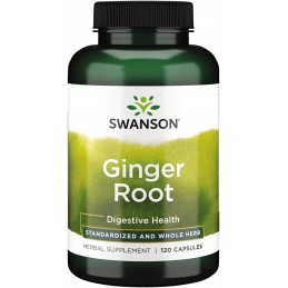Ginger Root, 120 Capsule, Reduce balonarea abdominala, stimuleaza digestia, mentineti tonusul muschilor intestinali Beneficii Gh