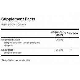 Swanson Ghimbir 540 mg – 120 Capsule – Digestie si Confort Gastric Beneficii Ghimbir: reduce balonarea abdominala, stimuleaza di
