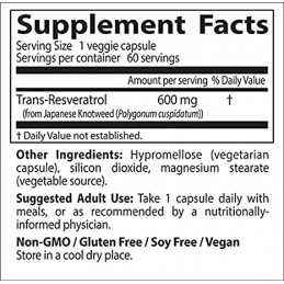 Doctor's Best Trans-Resveratrol 600, 600mg - 60 Capsule Beneficii Resveratrol- reducerea tensiunii arteriale, scaderea nivelului Doctor's Best Trans-Resveratrol 600, 600mg - 60 Capsule Beneficii Resveratrol- reducerea tensiunii arteriale, scaderea nivelului