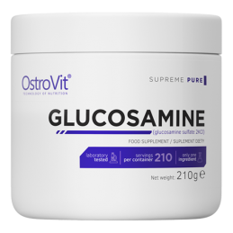 OstroVit Supreme Pure Glucosamine 210 grame pulbere Beneficii Glucozamina: are efect antiinflamator și analgezic asupra sistemul