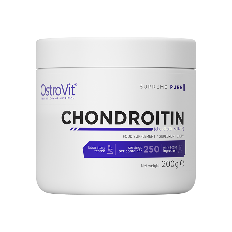 OstroVit Supreme Pure Chondroitin 200 grame pudra Beneficii Condroitina: poate sprijini reconstructia tesutului conjunctiv, ajut