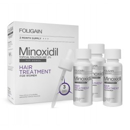 Minoxidil 2% pentru femei, tratament regenerarea parului 3 luni, Foligain FOLIGAIN MINOXIDIL 2% Tratament pentru regenerarea par