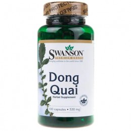Swanson Dong Quai 530 mg 100 capsule - Echilibru hormonal Beneficii Dong Quai: mentine echilibrul hormonal, actioneaza ca un afr