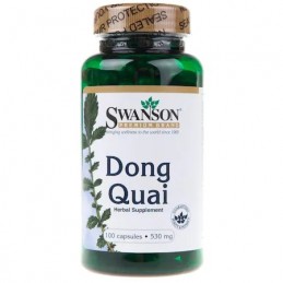 Swanson Dong Quai, 530mg - 100 Capsule Beneficii Dong Quai- mentine echilibrul hormonal, actioneaza ca un afrodiziac, reduce pro