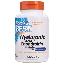 Doctor's Best Hyaluronic Acid + Chondroitin Sulfate with BioCell Collagen - 60 Capsule Beneficii- reduce aspectul ridurilor, de 