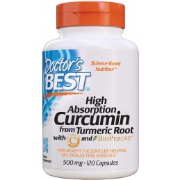 Curcumin From Turmeric Root with C3 Complex & BioPerine - 500mg - 120 Capsule, juta la sustinerea functiei articulare sanatoase 