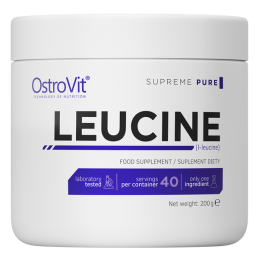 OstroVit Supreme Pure Leucine 200 g Beneficii Leucina -exista studii care arata ca L-leucina ne mareste sensibilitatea la insuli