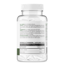 OstroVit L-Theanine 200 mg + Inulina 100 mg 90 Capsule VEGE Beneficii L-Teanina: regleaza si functionarea sistemului digestiv, s